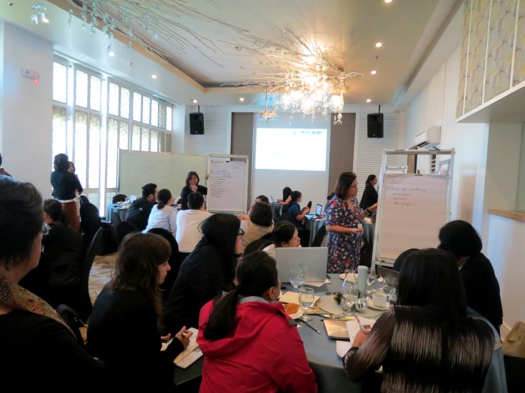 Workshop participants discuss gender and biodiversity issues